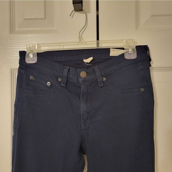 NWOT Rag & Bone SKY CAPTAIN black jean leggings - Picture 2 of 9